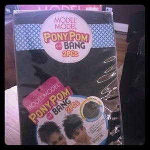 Clip in pony tail and bang 2 piece
